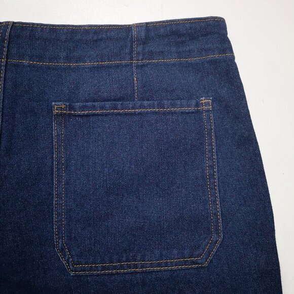 NWT Rachel Roy Awesome Ladies Size 12/31 Hight Rise Dark Wash 26" Straight Pants - Picture 12 of 16